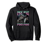 PeePee PooPoo Funny Hard Skeleton Meme Bootleg Pullover Hoodie