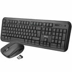 Kit Souris Clavier Wifi sans Fil Ergonomique Trust Nova Multimédia _