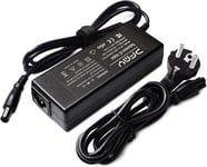 Alimentation Ordinateur Portable Chargeur Adaptateur Secteur 90W 19V 4,74A Compatible pour HP Compaq Probook Elitebook 840 850 650 G1 G2 8460p 8470p 6930p 6360b 6450b 6460b Laptop AC Adapter