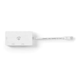 Displayport-adapter | Mini DisplayPort Hane | DVI-D 24+1-Pin Hona / HDMI Hona / VGA hona 15p | 4K@60Hz | Nickelplaterad | Omkop