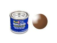 Revell 32180 No.80 Gloss Mud Brown Enamel Paint 14ml Tin