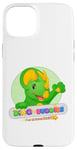 iPhone 15 Plus Cute Dinosaur Trey the Triceratops Dino-Buddies Dino-Stars Case