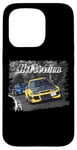 Coque pour iPhone 15 Pro CP9A Racing CAR jaune vs bleu