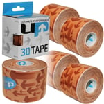 6 x Ultimate Performance 3D 2 Way Stretch Muscle Pain Kinesiology Support Tape