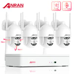 ANRAN 3MP Security Camera System Outdoor Wireless CCTV Audio 8CH NVR Wifi Home