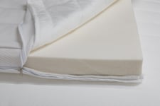 Sijauspatja 180x200 Korkea-elastinen Vaahto 45 kg/m³ - Beige/Valkoinen