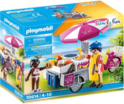 Playmobil Crepe Wagon Set - Fun Food Cart, Play Kitchen Toy, Kids 4+