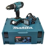 Makita - Perceuse à percussion 18V Li-Ion (2x1,5 Ah) dans makpac DHP453RYLJ