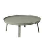 Muuto - Around Coffee Table - XL, Utförande - Grön - Sofabord - Thomas Bentzen - Grønn - Tre