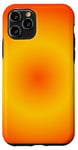 Coque pour iPhone 11 Pro Dégradé simple de couleur jaune et orange