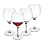 Villeroy & Boch – Maxima red Wine Glasses, Glass Set, 4 Glasses for red Wine, Aperol Spritz and Cocktails, Burgundy Goblet Set of 4, red Wine Glass, Crystal Glass, Dishwasher Safe