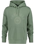 GANT Men's Graphic Hoodie Hooded Sweatshirt, Pastel Green, S