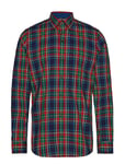 IZOD Tartan Check Bd Shirt Skjorta Casual Multi/mönstrad [Color: MIDNIGHT ][Sex: Men ][Sizes: M ]