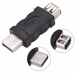 Nouveauté Firewire IEEE 1394 6 broches femelle vers USB 2.0 Type A adaptateur mâle caméras téléphones mobiles lecteur MP3 PDAs noir