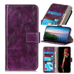 Samsung Galaxy S24 FE Case, Sturdy Practical Samsung Galaxy S24 FE Phone Case, Magnetic Flip Wallet Case for Samsung Galaxy S24 FE Case, Purple