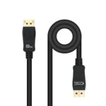 DisplayPort Kabel NANOCABLE 10.15.2502 Svart HDR 8K Ultra HD