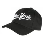 Casquette Enfant Noire Retro NY Blanc Baseball Bronxya 7 a 11 ans-Taille unique