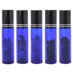 Professional Blue Essential Oil Roller Bottle Simple Portable Glass Roll On REL