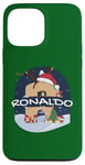 Coque pour iPhone 13 Pro Max Awesome Ronaldo Name w Santa Hat in Xmas Theme Christmas