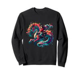 Anime Girl Japanese Dragon Rider Sweatshirt