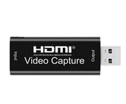 Carte capture video 4K HDMI vers USB carte boîte d'enregistrement Streaming