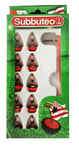 Subbuteo - Red/White Stripes Team Set