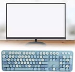 Clavier Sans Fil,Clavier Plat Sans Fil,Clavier Retro,Clavier Sans Fil Ensemble Clavier Et Souris Sans Fil 2,4 Ghz 104 Touches Clavier Mignon De Bureau De Bureau Pour