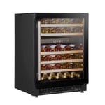 Wine Cooler 46 Bottle Fridge with Digital Touch Screen Controls - Black