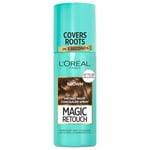 L’Oréal Paris Magic Retouch Instant Root Concealer Spray, Quick Grey Coverage, Easy Application, Shade: Brown, 75ml