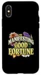 iPhone X/XS Manifesting Good Fortune Floral Inspiration Case