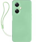 Case for OnePlus Nord CE 3 Lite 5G, Soft Matte Anti-fingerprint Silicone, Green