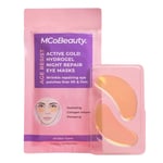 MCoBeauty Active Gold Hydrogel Night Repair Eye Mask 10 pack