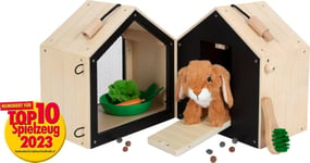 Small Foot - Rabbit cage with run - (I-SF12399)