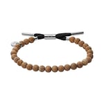 SKAGEN Bracelet Pour Hommes Verre De Mer, Largeur Intérieure : 180-195 mm Bracelet En Grès Brun, SKJM0212040, Marron