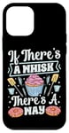 iPhone 12 mini Bake Baking Whisk Pun Cupcake If There's A Whisk There's A Case