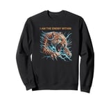 I Am The Enemy Within Leopard Cat Sweatshirt