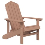 Adirondack puutarhatuoli HDPE ruskea