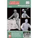 Freedom Model Kits - Ww2 German Motorcycle Driver (For R75)Maquette Figurine Ww2 German Motorcycle Driver (For R75) |Freedom Model Kits|616005| 1:16 Maquette Char Promo Figurine Miniature