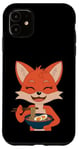 iPhone 11 Happy Fox with Ramen Kawaii Food Design Case