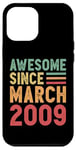 Coque pour iPhone 12 Pro Max Cadeau d'anniversaire génial depuis mars 2009