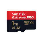 SanDisk Extreme PRO 1 TB MicroSDXC Class 10 UHS-I 200 MB/s 140 