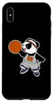 iPhone XS Max Basketball Panda Bear Slam Dunk Funny Kids Sports Exercise Case