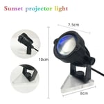 Adjustable Sunset Projection Lamps PC Sunlight Lamp Rainbow Sunlight  Bedroom