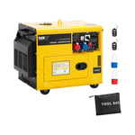 MSW Dieselgenerator - 6370 / 7500 W 16 L 230/400 V Portabel AVR Euro 5