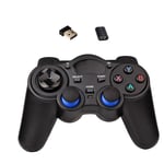 Manette De Jeu Sans Fil 2.4 Ghz Avec Récepteur, Joystick Pour Ps3, Téléphone Intelligent Android, Tablette Tv Box, Smart Tv, Support 2 Contrôleurs