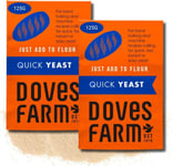 2 x 125g Packs Doves Farm Yeast, Gluten Free Instant Dry Fast Action... 