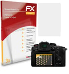 atFoliX 3x Film Protection d'écran pour Panasonic Lumix DC-GH7 mat&antichoc