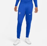 Mens Nike PSG Strike Slim Fit Track Bottoms Football Pants Royal Blue Medium New