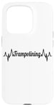 Coque pour iPhone 15 Pro Trampoline ECG Heartline Trampoline Gymnaste