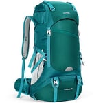 HOMIEE Sac à Dos de Randonnée Sac de Trekking 50L avec Housse de Pluie, Grande Capacité Sac à Dos Multifonction Alpinisme Escalade Trekking Sport Voyage Camping